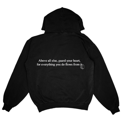 Guard Your Heart Hoodie (aged black)